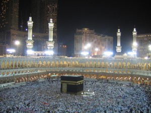 Kaaba in Grand Mosque, Mecca